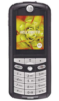 Сотовый телефон Motorola E398 LiIon, GSM 900/1800/1900, 176х220  65000 цветов (TFT), GPRS(4+2), WAP 2.0, Bluetooth, фотокамера VGA (640x480 точек), 108х45х19 мм, 110 гр.